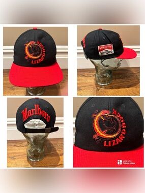Vintage 1990s Marlboro "Lizard Rock" adjustable baseball cap